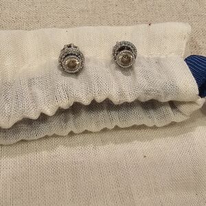 November Birthstone Removable Halo Circle Stud Earrings C+I